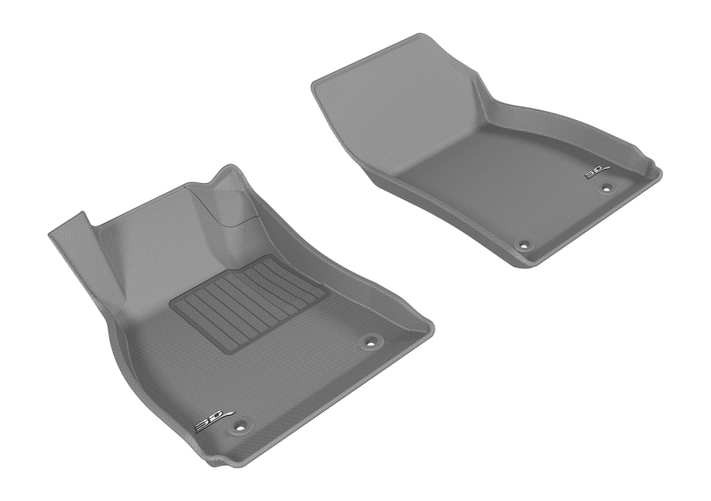 Buick Regal Floor Mats - Front - 3D MAXpider - Kagu - Gray - `11-`17